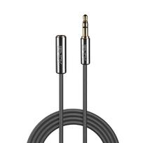 3.5mm male - Lindy Cromo Line 3.5mm Male To Female Extension Audio Cable 3m Black - 1 nuotrauka