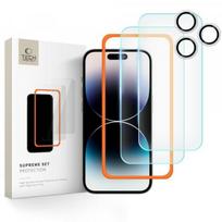 iphone 16 pro max ekranas - Tech-Protect SUPREME SET 3-PACK IPHONE 16 PRO MAX CLEAR - 1 nuotrauka