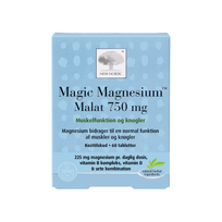 new nordic magnesium - NEW NORDIC MAGIC MAGNESIUM MALAT, 60 tablečių - 1 nuotrauka