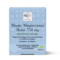 new nordic magnesium - NEW NORDIC MAGIC MAGNESIUM MALAT, 60 tablečių - 2 nuotrauka