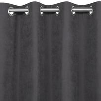 Homede Užuolaidos CHENILLE EYELETS S CHARCOAL 280x270 - Atgauk 20%