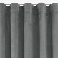 Homede Užuolaidos VELVET PLEAT W70 CHARCOAL 135x300 - Atgauk 20%