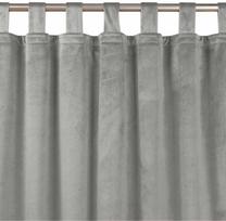 Homede Užuolaidos VELVET TAB Pilka 200x300 - Atgauk 20%