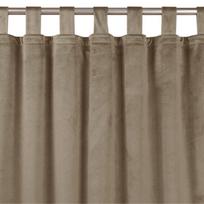 Homede Užuolaidos VELVET TAB BEIGE 265x225 - Atgauk 20%