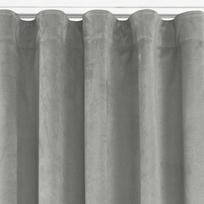Homede Užuolaidos VELVET PLEAT W 70 Pilkos spalvos 200x175 - Atgauk 20%