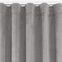 Homede Užuolaidos VELVET PLEAT W 70 Pilkos spalvos 135x175 - Atgauk 20%