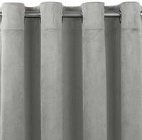Homede Užuolaidos VELVET EYELETS S Pilkos spalvos 530x270 - Atgauk 20%