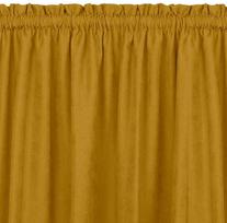 Homede Užuolaidos CHENILLE TUNNEL F 30 MUSTARD 140x175 - Atgauk 20%