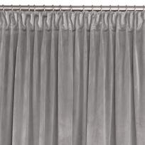 Homede Užuolaidos VELVET PLEAT D 75 Pilka 200x245 - Atgauk 20%