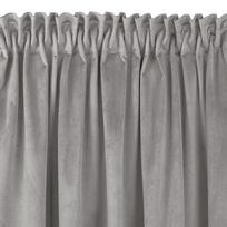 Homede Užuolaidos VELVET PLEAT Pilkosios 400 x 245 - Atgauk 20%