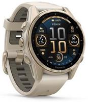 garmin fenix 3 - Garmin Fenix 8 Sapphire 43mm Soft Gold Gray - 2 nuotrauka
