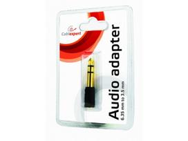 3.5 mm to 3.5 mm kabelis - Gembird 6.35 mm to 3.5mm Audio Adapter Plug - 2 nuotrauka