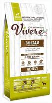 Sausas šunų maistas Vivere Low Grain Buffalo, buivolo mėsa, 12 kg