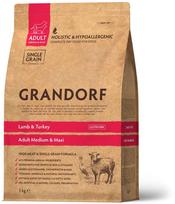 Sausas šunų maistas Grandorf Medium & Maxi GDDD0503, ėriena/kalakutiena, 3 kg