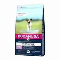 eukanuba grain free - Sausas šunų maistas Eukanuba Grain Free Puppy & Junior, žuvis, 3 kg - 1 nuotrauka