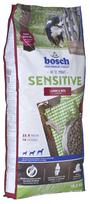 ryziai - Sausas šunų maistas Bosch PetFood Sensitive, ėriena/ryžiai, 15 kg - 1 nuotrauka
