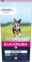 Sausas šunų maistas Eukanuba Grain Free Adult, antiena, 12 kg