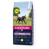 Sausas šunų maistas Eukanuba Puppy Large, vištiena, 18 kg