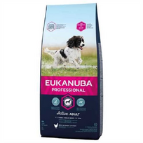 Sausas šunų maistas Eukanuba Adult Medium, vištiena, 18 kg