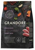 Sausas šunų maistas Grandorf Fresh Duck, antiena, 3 kg