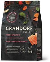 Sausas šunų maistas Grandorf Fresh Salmon, lašiša, 10 kg