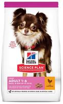 Sausas šunų maistas Hill's Science Plan Canine Adult Light Small & Mini, vištiena, 1.5 kg