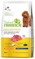 Sausas šunų maistas Natural Trainer Small & Toy Adult With Beef, jautiena/ryžiai, 2 kg