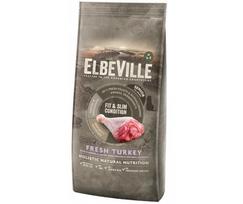 Sausas šunų maistas Elbeville Fit And Slim Condition Fresh Turkey, kalakutiena, 11.4 kg