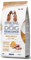 Sausas šunų maistas Monge Special Dog Excellence Mini Adult, ėriena/ryžiai, 1.5 kg
