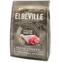 Sausas šunų maistas Elbeville Fit And Slim Condition Fresh Turkey, kalakutiena, 4 kg