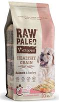 raw paleo - Sausas šunų maistas Raw Paleo Healthy Grain Salmon&Barley Puppy, lašiša, 10 kg - 1 nuotrauka