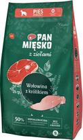 Sausas šunų maistas Pan Miesko Herbs with Beef & Rabbit, jautiena/triušiena, 9 kg