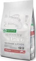 Sausas šunų maistas Natures Protection Superior Care White Dogs Starter, lašiša, 10 kg
