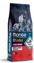 Sausas šunų maistas Monge BWild Low Grain Puppy & Junior Deer, 12 kg