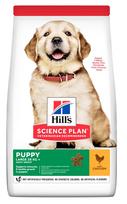 Sausas šunų maistas Hill's Science Plan Puppy Large Breed, vištiena, 16 kg