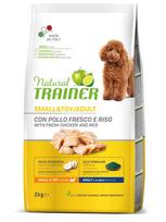 Sausas šunų maistas Natural Trainer Small & Toy Adult Chicken, vištiena, 7 kg