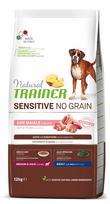 Sausas šunų maistas Natural Trainer Sensitive No Grain, kiauliena/bulvės, 12 kg