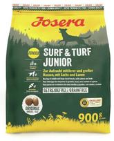 Sausas šunų maistas Josera Surf & Turf Junior, ėriena/lašiša, 0.9 kg