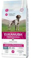 Sausas šunų maistas Eukanuba Professional Adult Working & Endurance, vištiena/kalakutiena, 19 kg