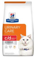 cat - Sausas kačių maistas Hill's Prescription Diet Urinary Care c/d Multicare Stress, vištiena, 3 kg - 1 nuotrauka