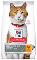 Sausas kačių maistas Hill's Science Plan Feline Young Adult Sterilised, vištiena, 3 kg