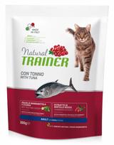 Sausas kačių maistas Natural Trainer Adult Tuna, vištiena/ryžiai/tunas, 0.3 kg