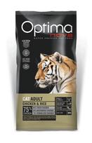 Sausas kačių maistas Optima Nova Cat Adult Chicken & Rice, vištiena/ryžiai, 2 kg