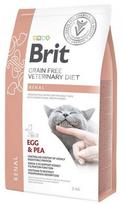 Sausas kačių maistas Brit Veterinary Diet Renal Egg & Pea, kiaušiniai, 2 kg