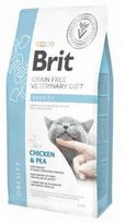 svoriai 5kg - Sausas kačių maistas Brit Veterinary Diet Obesity Chicken & Pea, vištiena, 5 kg - 1 nuotrauka