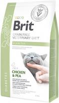 maistas katems diabetas - Sausas kačių maistas Brit Veterinary Diet Diabetes Chicken & Pea, vištiena, 2 kg - 1 nuotrauka