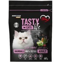 Sausas kačių maistas Biofeed Tasty Cats Life Hairball, triušiena, 0.6 kg