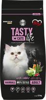 Sausas kačių maistas Biofeed Tasty Cats Life Hairball, triušiena, 1.5 kg