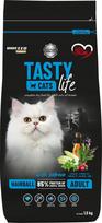 Sausas kačių maistas Biofeed Tasty Cats Life Hairball, lašiša, 1.5 kg
