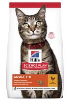 Sausas kačių maistas Hill's Science Plan Feline Adult, vištiena, 15 kg